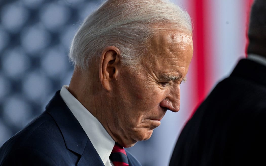 US President Joe Biden speaks at the International African American museum in Charleston, South Carolina, on January 19, 2025.