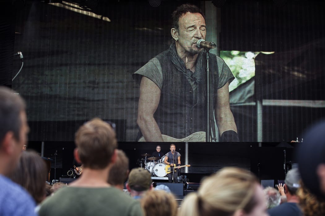 Bruce Springsteen performing with the E Street Band in Norway last month.