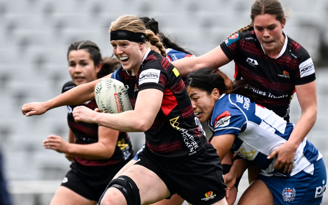 Laura Bayfield.
Auckland Storm v Canterbury. Farah Palmer Cup Women's Provincial Rugby Union, Eden Park in Auckland, New Zealand. Saturday 26 August 2023. © Photo: Andrew Cornaga / www.photosport.nz
