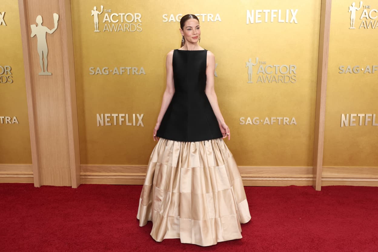 US actress Michelle Monaghan attends the 32nd Annual Actor Awards at the Shrine Auditorium in Los Angeles on March 1, 2026. (Photo by Patrick T. Fallon / AFP)