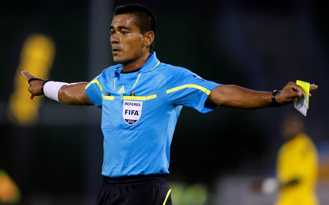Tahiti football referee Norbert Hauata.