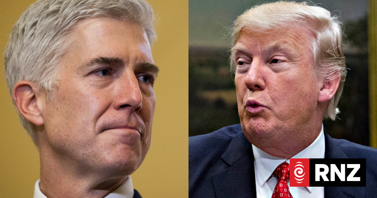 Senate confirms Trump's Supreme Court pick | RNZ News