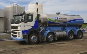 Fonterra milk truck.