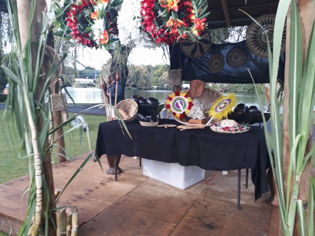 Arts and crafts display at Pasifikia Festival 2018.
