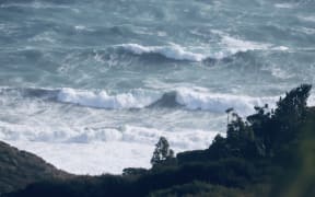 Piha waves, ocean, sea, rough, tide