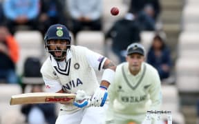 Virat Kohli of India batting in Day 2 of the ICC World Test Championship Final at Southampton, England on Saturday 19th June 2021.