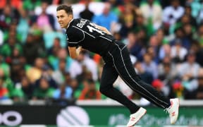 Trent Boult bowling at World Cup.