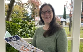 Annelise Schroeder, editor of the Featherston Phoenix newspaper.