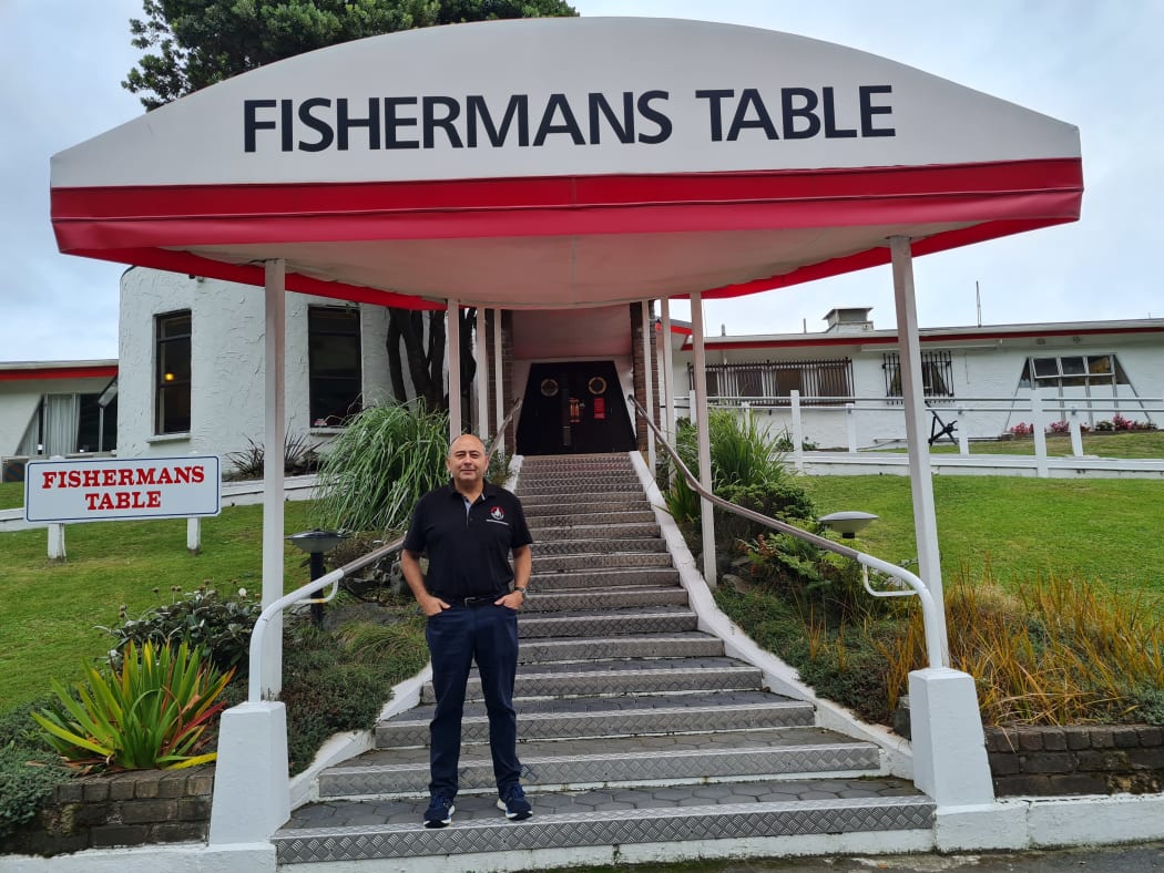 Mauricio Torrealba, who owns the Fishermans Table restaurant in Paekākāriki