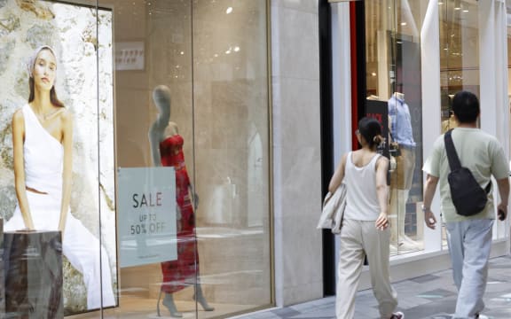 Shoppers in Commercial Bay, Auckland CBD for Black Friday Sales 29 November 2024.