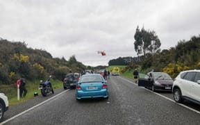 A crash has closed State Highway 2 north of Wellington.