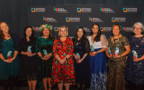 Pasifika women award winners from Women in Governance awards - event at Parliament in Wellington