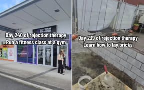 A screenshot of videos in Herman Jagpal's rejection therapy project on Instagram.