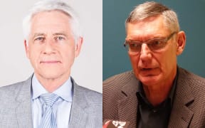 Kennedy Graham, left, and David Clendon