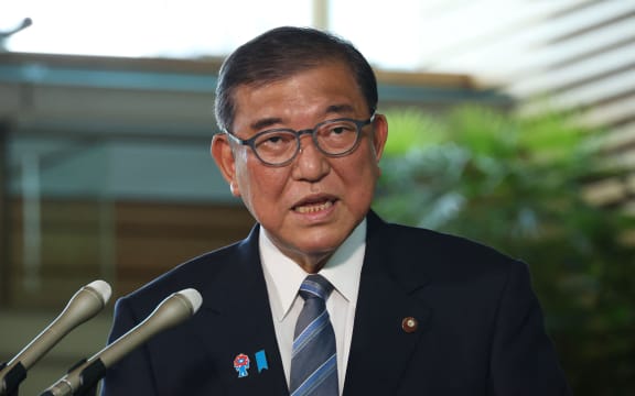 Japanese Prime Minister Shigeru Ishiba.
