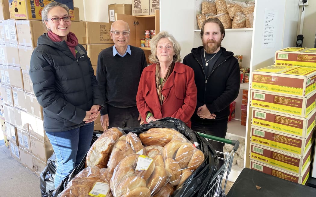 St Vincent de Paul's Ōtāhuhu centre's advocacy team Renee Joseph, Simon Collins, Alanah Bacon and Jordan Cooke.