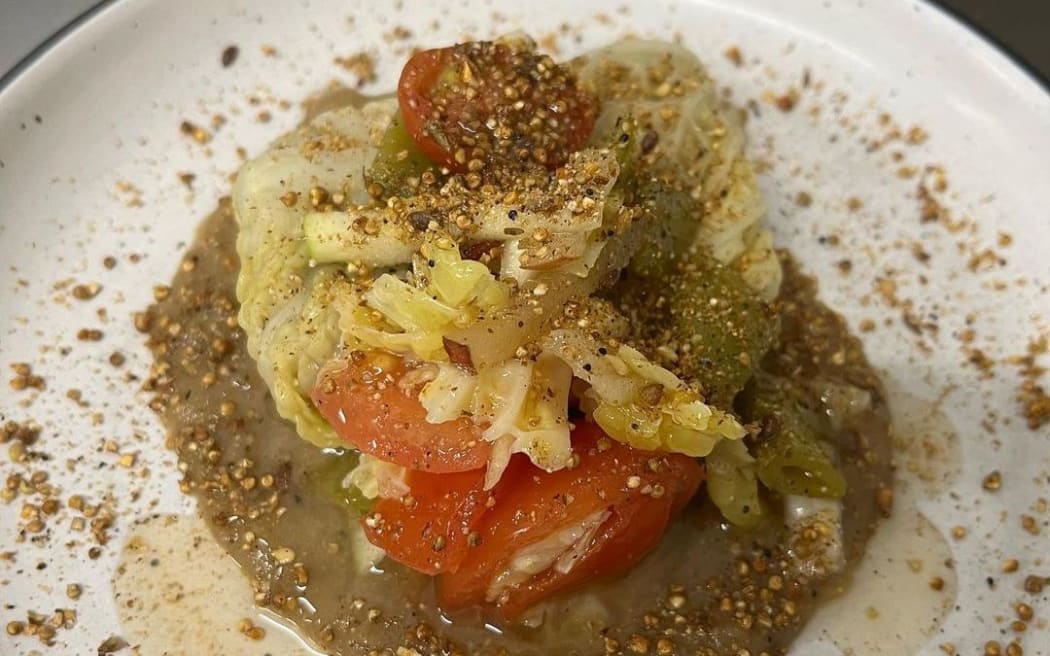 Banana and Cabbage Tamales - by chef Maxime Gnojczak