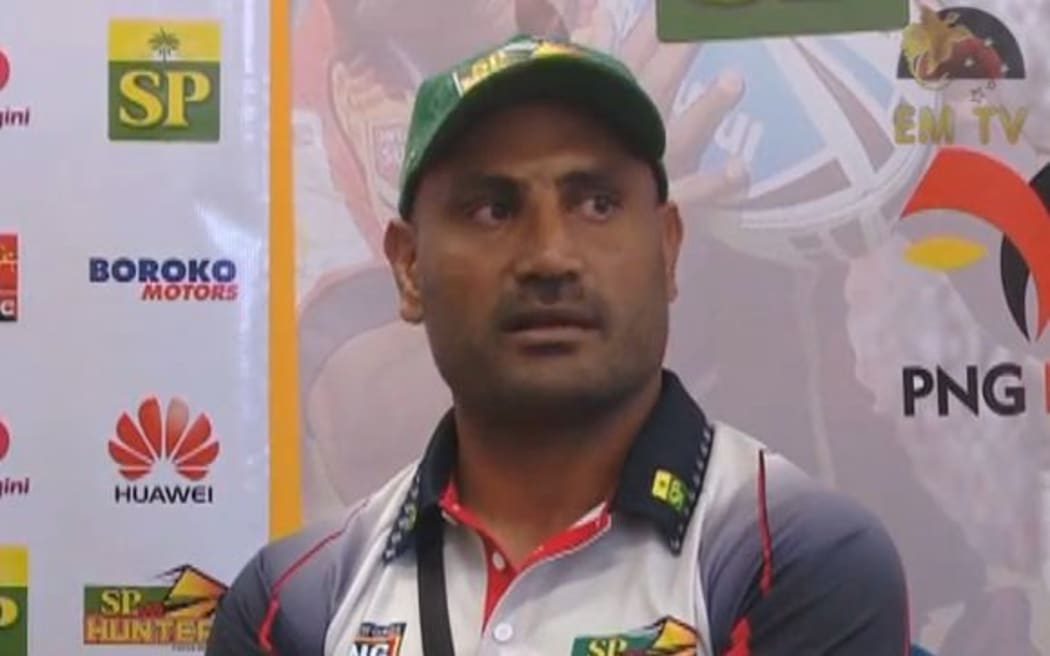 PNG Hunters coach Michael Marum.