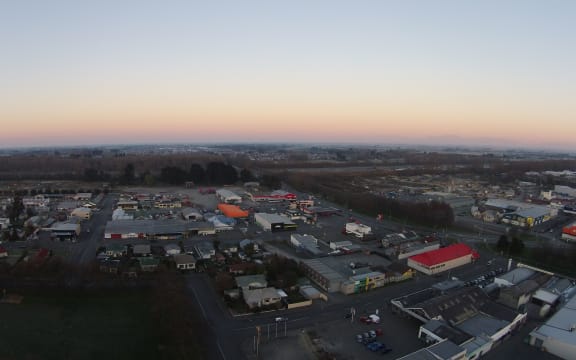 Sunrise over Ashburton.