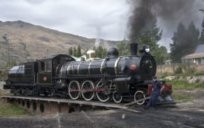 A file photo of the Kingston Flyer on a turntable in February 2012.