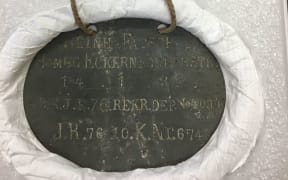 Reinhold Fätsch's identity tag.