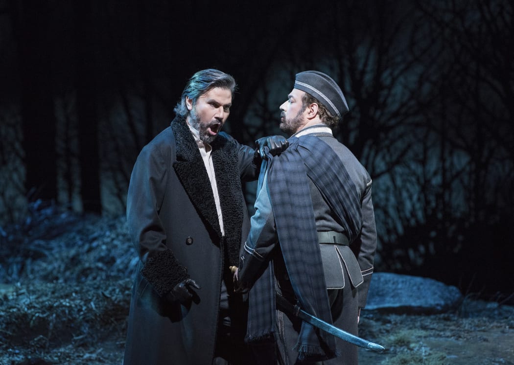 A scene from Lucia di Lammermoor at Metropolitan Opera