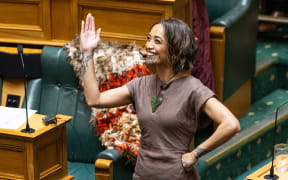 Oriini Kaipara makes her maiden statement.