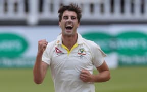 Australian fast bowler Pat Cummins has taken both second innings wickets.