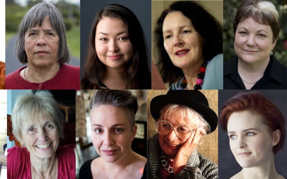 Composers Leila Adu, Gillian Whitehead, Salina Fisher, Eve de Castro-Robinson, Leonie Holmes, Dorothy Buchanan, Gillian Bibby, Victoria Kelly, Dorothy Freed, Claire Cowan.