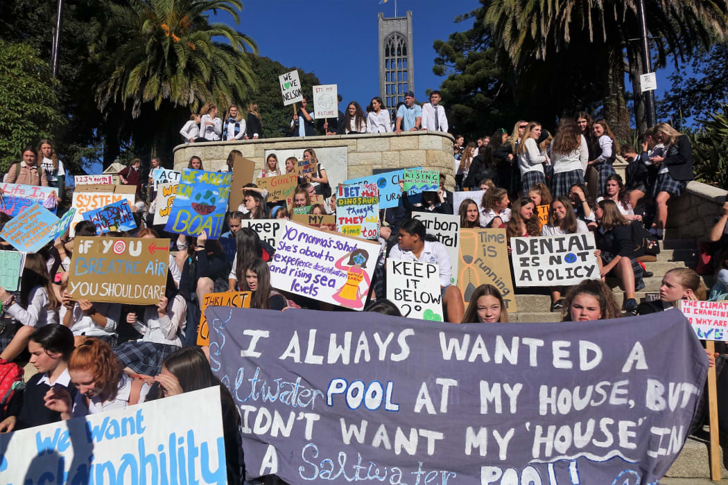 Nelson climate strikers made their voices heard recently.