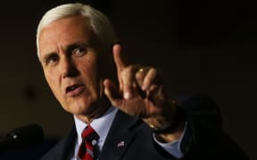 US Republican vice presidential nominee Mike Pence