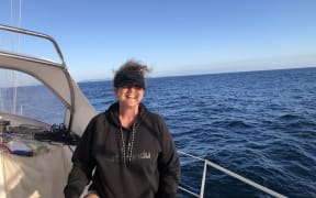 New Zealand nurse Rachel Fraher caught a ride on a yacht to return from Australia.