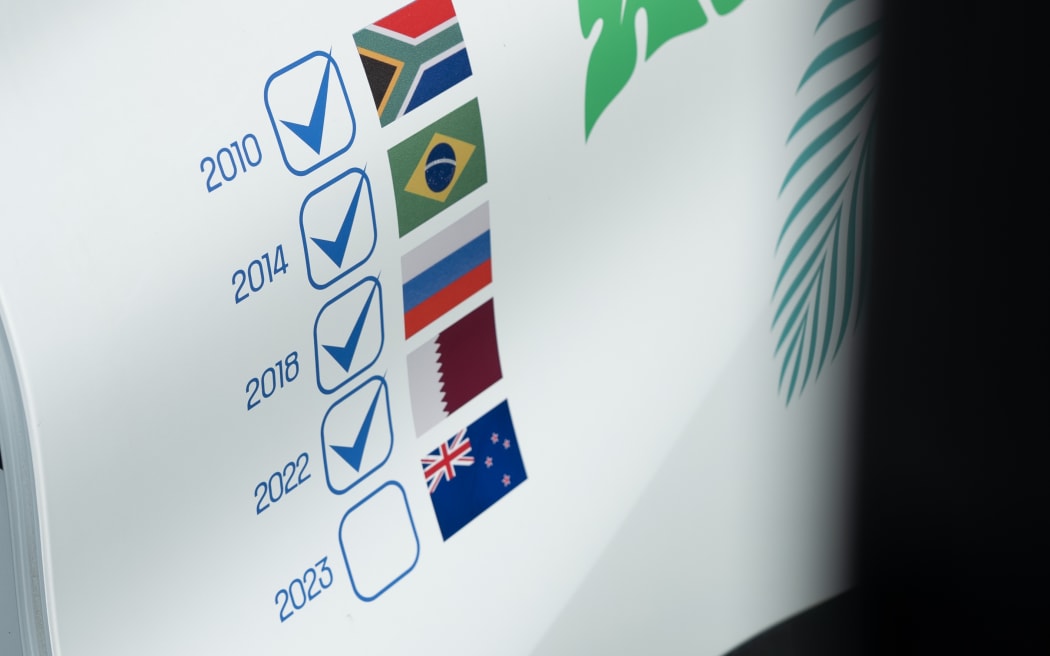 The group are attending their sixth World Cup in Auckland - but it will be their first time at a Women's World Cup.