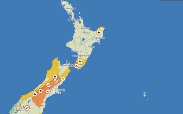 Weather: Severe weather warnings for much of the country now expired | RNZ
