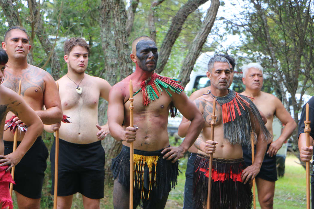 The powhiri at Waitangi 4 February