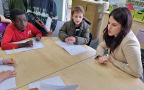 Education Minister Erica Stanford launches new classroom builds at Hamilton East School.