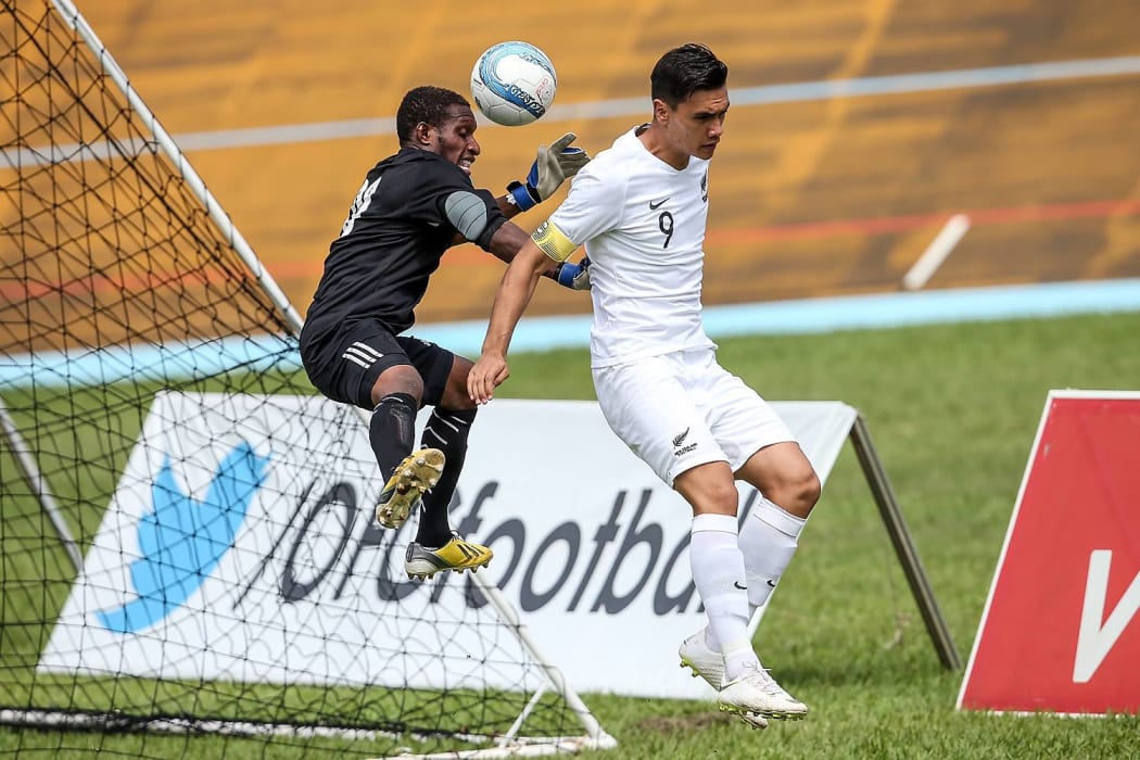 Max Mata bagged a hat-trick for New Zealand.