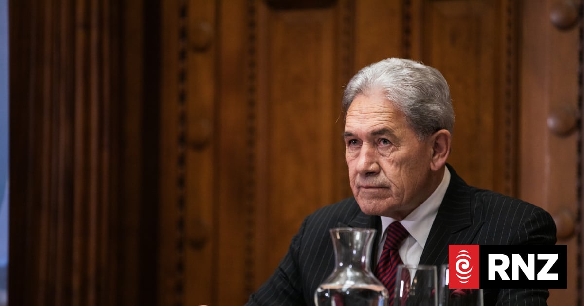 Winston Peters clashes with Palestine protestors at Parliament