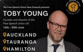 Toby Young NZ tour poster