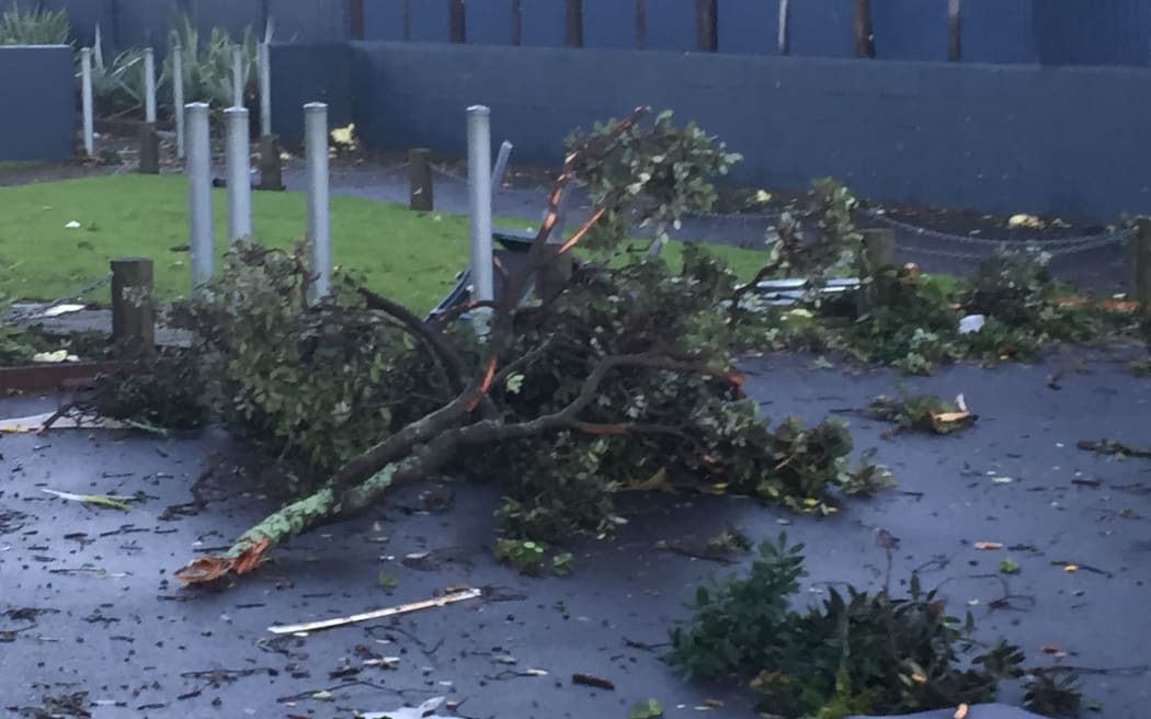 Damage at Mt Maunganui Intermediate