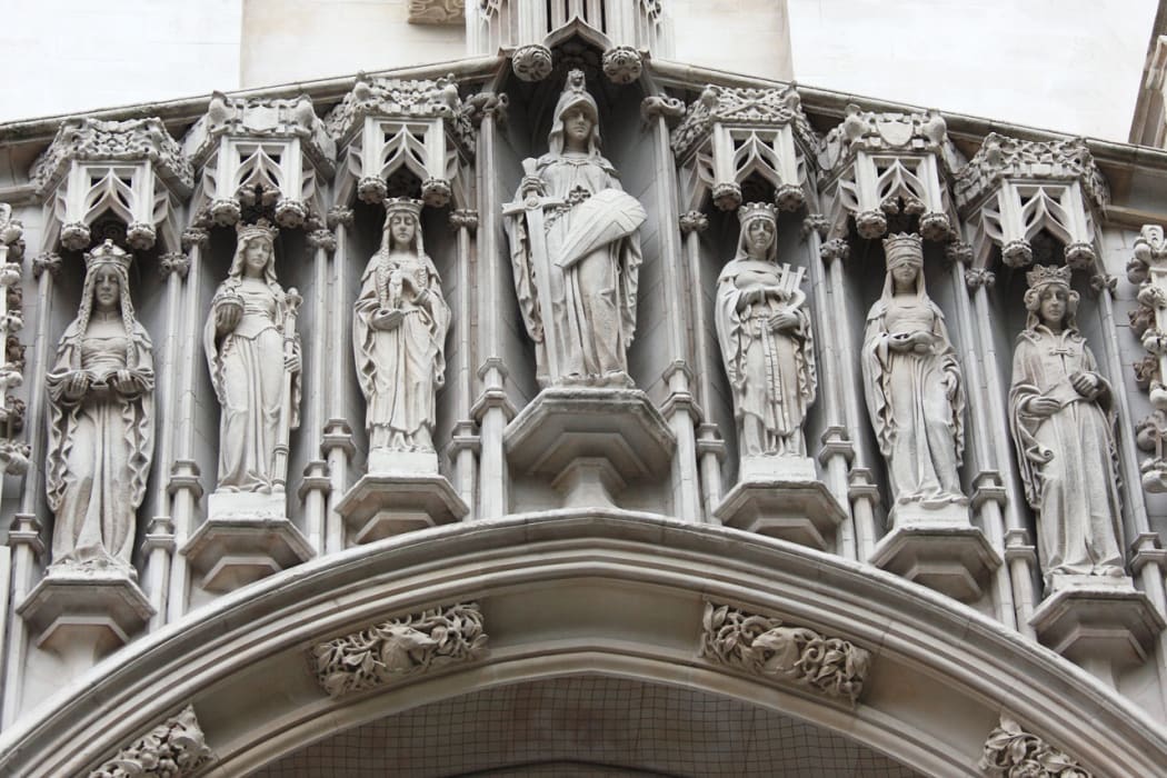 Statues on Westminster Abbey
