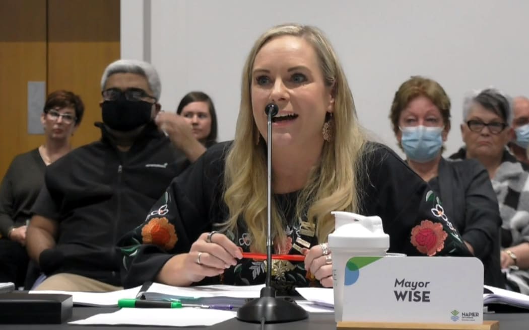 Napier Mayor Kirsten Wise said most people were happy for a rates and rent increase to fund the council's housing deficit.