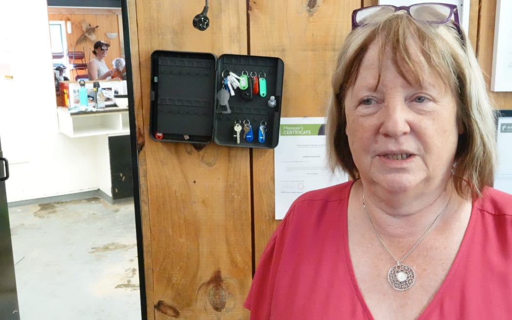 Mary Danielson, owner of The Puketapu, has opened the pub's doors for community use, post Cyclone Gabrielle.