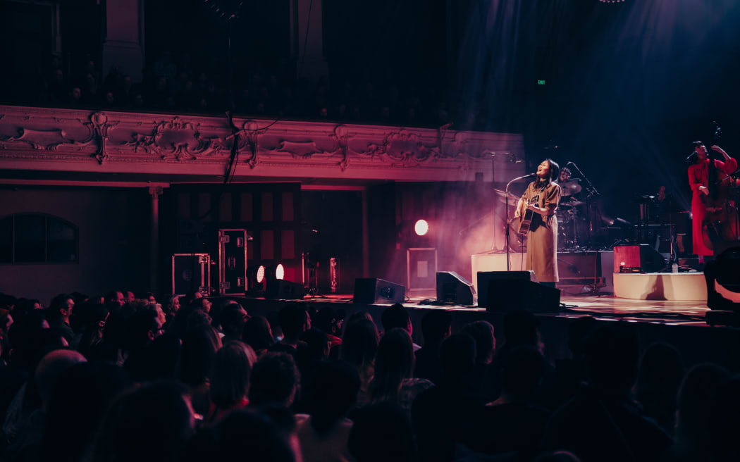 Bic Runga performs at Auckland Town Hall on 29 July, 2023.