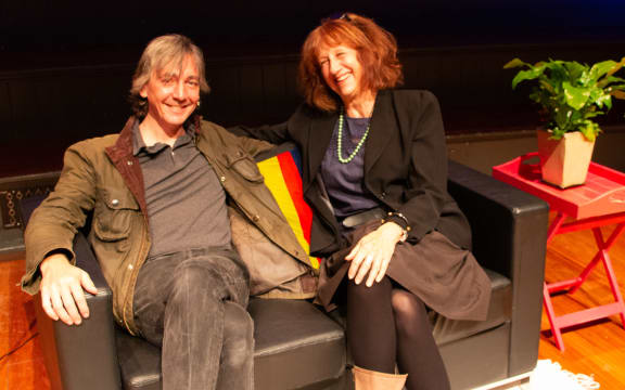 Jo Ann Firestone and John Pinel at Couch Stories