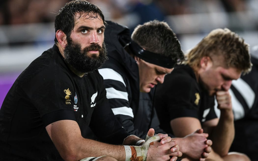 Sam Whitelock, Scott Barrett and Jack Goodhue on the bench as the All Blacks lose to England.
