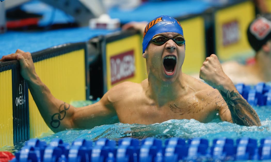 American swimmer Caeleb Dressel