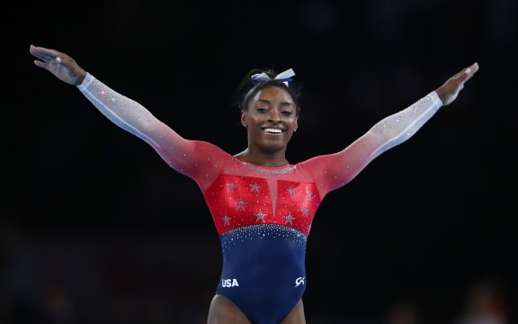 American gymnast Simone Biles.