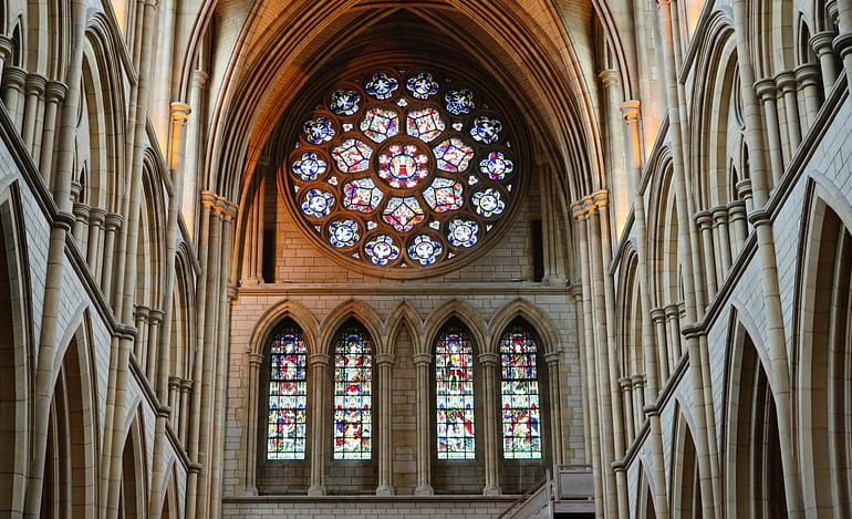 Truro Cathedral interior.