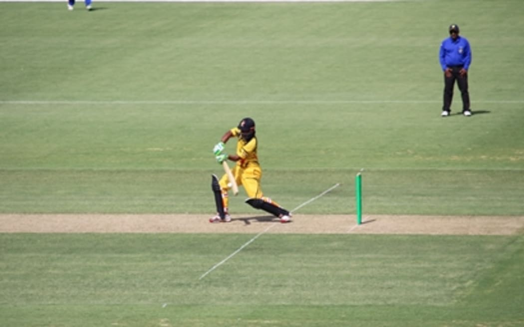 PNG recovered from a difficult start with the bat.